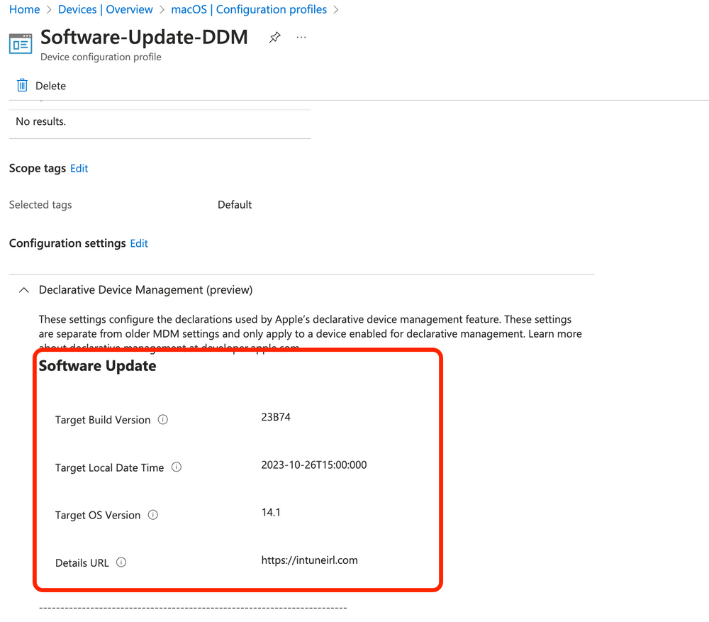 Declarative Device Management